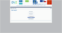 Desktop Screenshot of dvz.porg.cz