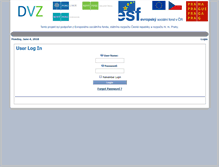 Tablet Screenshot of dvz.porg.cz